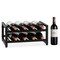 Gymax 8 Bottle Wine Rack 2 Tier Wine Display Storage Holder Countertop Metal Shelf